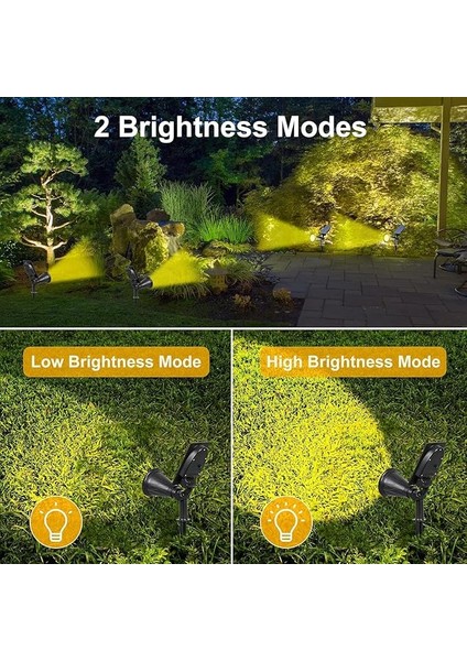 Gün Işığı18 LED Spot Güneş Enerjili Bahçe Aydınlatma Lambası, Fotoselli, Spike Aplik, 18W Su Geçirmez Dış Mekan Solar Lamba, Ağaç, Veranda, Havuz, Duvar ve Zemin Montajına Uygundur 42 cm modelleri