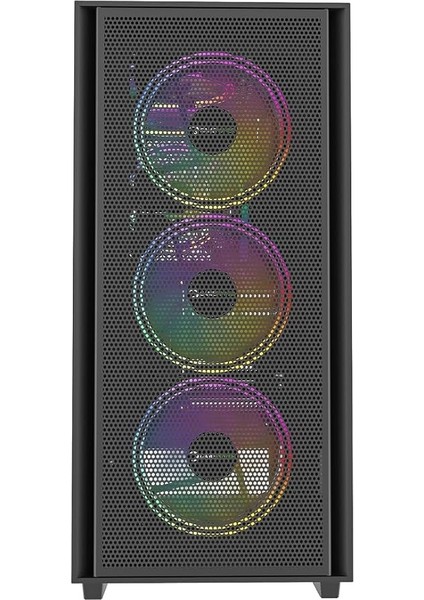 Power Flex 4 * 120MM Argb Fan Temperli Cam Atx Gaming Mesh Kasa fiyatları