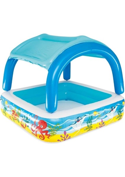 Gölgelikli Oyun Havuzu 1.40M x 1.40M x 1.14M