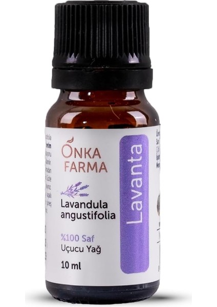 Farma Lavanta Uçucu YAĞ%100 Doğal Saf Katkısız Aromaterapi Cilt Bakım Yağı Buhurdanlık Kokusu 10 ml