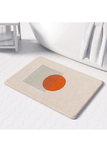 Sevimli Tasarımlı Mikrofiber Banyo Paspası, Kaymaz Taban, Makinede Yıkanabilir, Banyo Halısı (80_BPSM, 2'li Takım) fiyatları