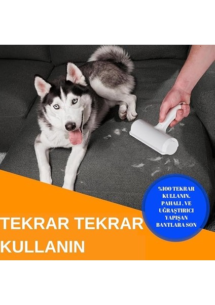 Hazneli Kedi Köpek Tüy Temizleyici Kıl Toz Toplayıcı Kazak Halı Tiftik Temizleyici Gırgır 2 Yönlü Oda Kokusu Hediyeli indirimleri
