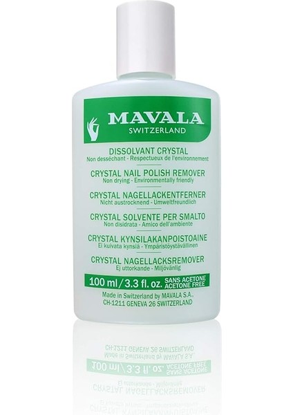 Crystal Asetonsuz Oje Çıkarıcı 100ML