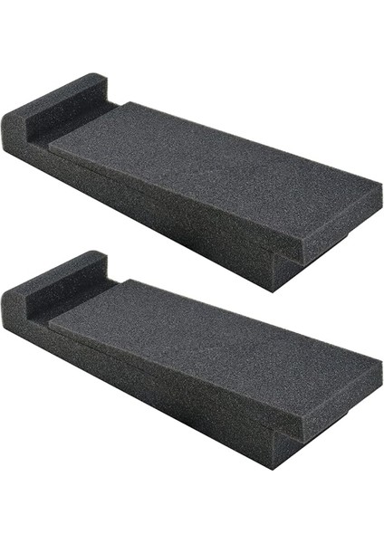 2'li Paket Stüdyo Monitörü Izolasyon Hoparlör Pedleri, Akustik Stüdyo Masaüstü Standı, Çoğu 3 Inç - 10 Inç Hoparlör Standı Için, 30 x 10 x 4,5 cm
