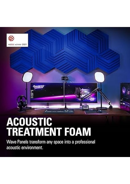 Wave Akustik Panel Başlangıç Seti, Mavi (10AAL9901) fiyatları