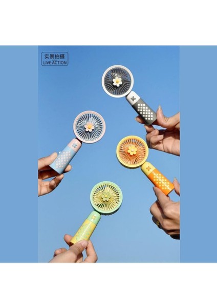 Şarjlı Mini Vantilatör Deri Anahtarlıklı fırsatları