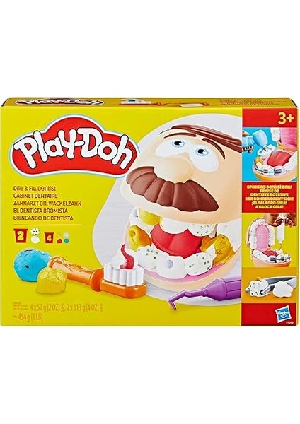 Drill 'n Fill Diş Hekimi Oyun Hamuru Seti, 3 Yaş ve Üzeri Çocuklar Için, 8 Modelleme Bileşiği Kutusu, Toksik Değildir, Çeşitli Renkleri Mevcuttur fiyatları