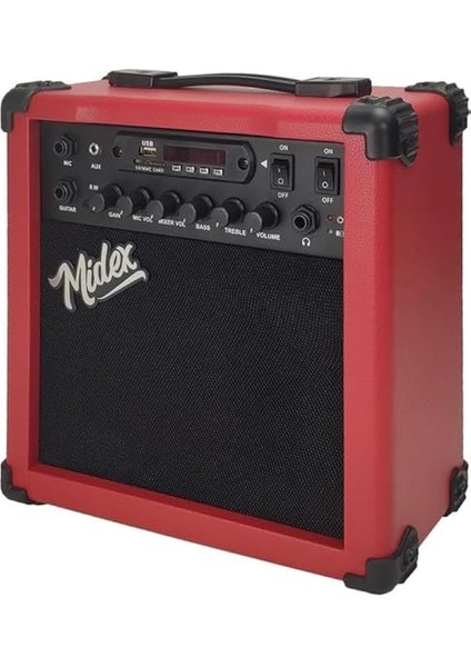 MGA-25RD Elektro Gitar Amfisi 25 Watt USB Bluetooth Şarjlı 2 Girişli modelleri