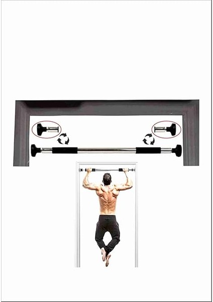 Barfiks Çubuğu 60-100 cm Çift Süngerli Ayarlanabilir Barfiks Çekme Demiri Barfiks Aleti fiyatları