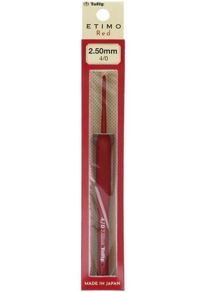 Etimo Red Yumuşak Saplı Yün Tığ No 2,5 mm