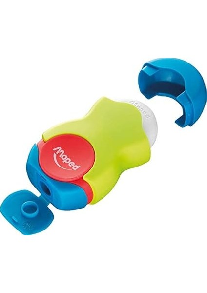 Ofis ve Kırtasiye 049121 Kalemtraş, Loopy Tek Delikli Silgili, Renkli indirimleri