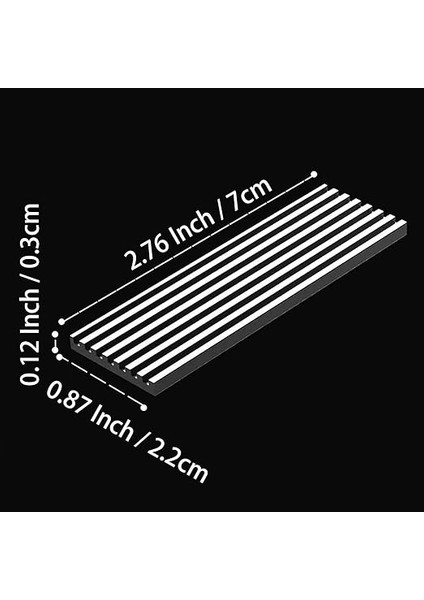 2280 M.2 SSD Için M.2 Soğutucu, Pc/ps5/ps5 Slim Için Uygun, 22X70X3MM Alüminyum Gövde, Termal Ped Dahil fırsatları