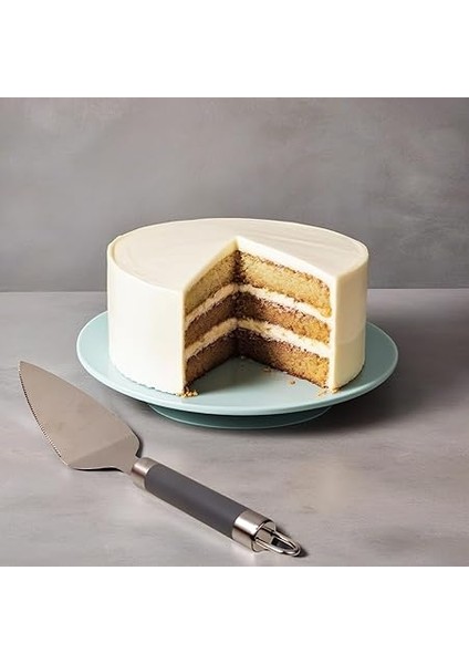 Paslanmaz Çelik Silikon Saplı Pasta Spatulası ve Kek Servis Kaşığı | Paslanmaz Çelik Pasta Spatulası ve Kek Servis Kaşığı – Şık ve Fonksiyonel Sunum Aracı fiyatları