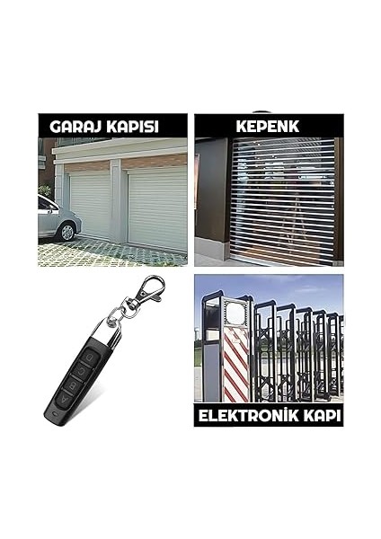 Akıllı Kodlanabilir, Kopyalanabilir Araba ve Garaj Kumandası 433MHZ fiyatları