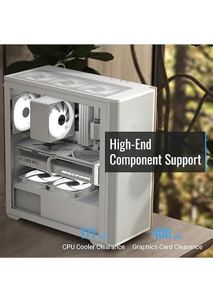 D501A Orta Kule Kılıfı, Ahşap Aksanlı Mesh Ön, 360MM Radyatör Desteği, 11 Fan Yuvası, 400MM Gpu, Atx/m-Atx/mini-Itx, Manyetik Toz Filtreleri, Spcc Çelik Konstrüksiyon, Moda Pc Yapısı, Siyah indirimleri