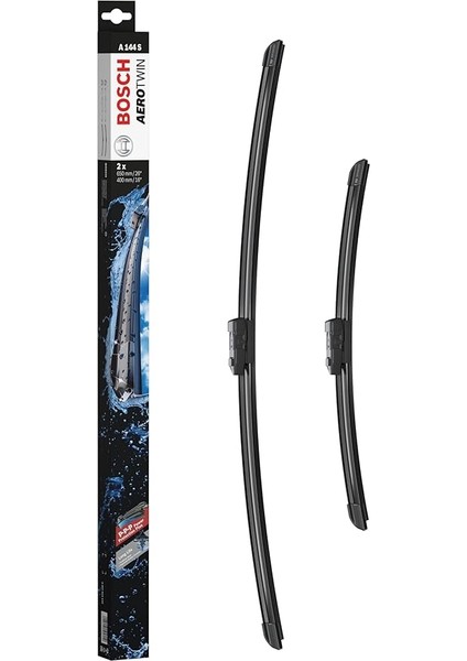 Aerotwin Silecek Seti Citroen Berlingo (2014-2021), Fiat Egea Hatchback/sedan/station Wagon (2016-2020), Peugeot 2008 (2018 ve Sonrası) [650/400 Mm] A144S 3397014144