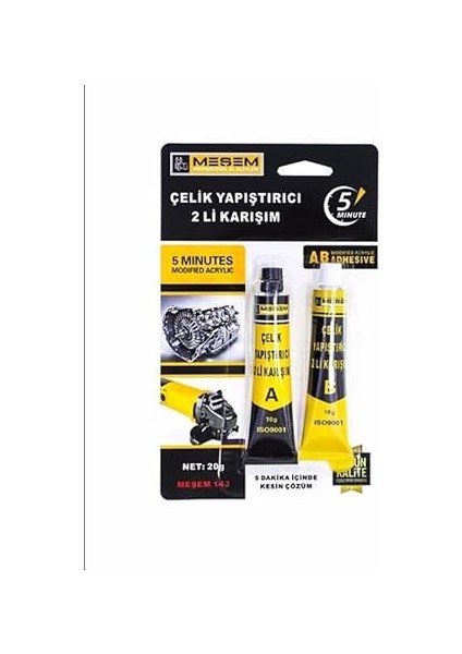 Çelik Yapıştırıcı 2’li Karışım 20 gr fiyatları