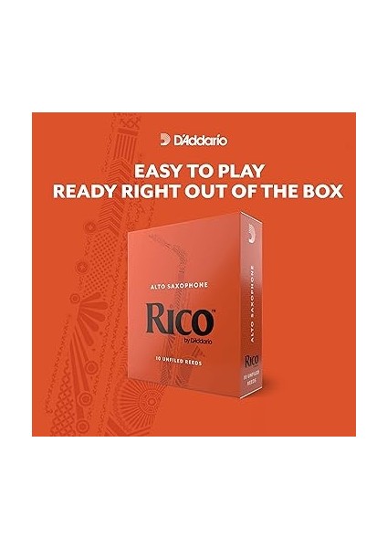 D'addario Saksafon Yaprakları | Yüksek Hassas Üretilmiştir | Eski Saksafon Yaprakları 3 Kalınlık | 10'lu Paket | Sıcak Tam Ton | Hoş Oyun Hissi fırsatları