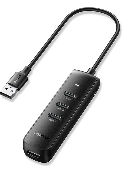 USB Hub USB Splitter 3.0 Ultra Ince 4 Bağlantı Noktalı USB Adaptörü.
