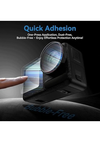 Osmo Action 5 Pro Kırılmaz Ekran Koruyucu (Tempered Glass) | Osmo Action 3/4/5 Pro Uyumlu indirimleri
