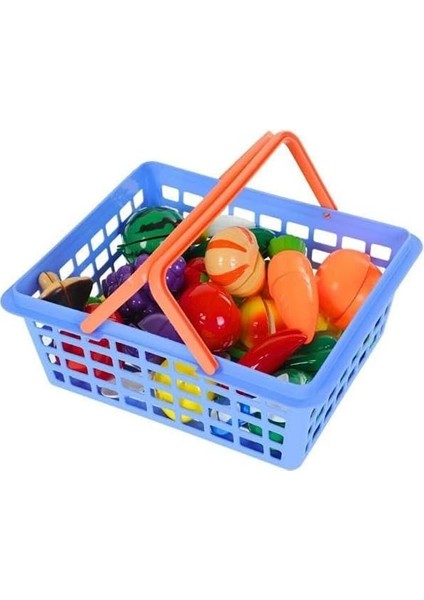 Kesilebilen Meyve ve Sebze Sepetli 42 Parça -Birlik fiyatları