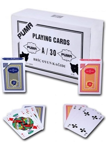 Star Puma A/30 Iskambil Kağıdı - Çift Deste