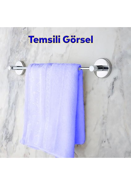Metal Krom Bez Havlu Asma Askısı Aparatı 42 cm Banyo Lavabo Vidalı Askılık Sağlam Askı fırsatları
