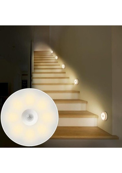 Sensörlü USB Şarjlı Lamba LED Işık Sensörlü Lamp Gece Lambası Hareket Sensör LED Sensör Lamba fiyatları