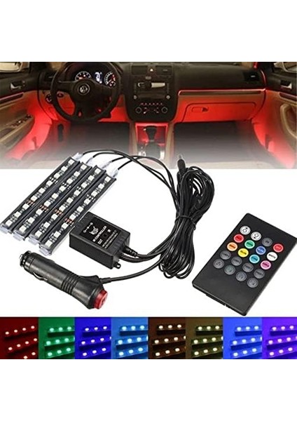 Ayakaltı LED Rgb Müziğe Duyarlı Iç Aydinlatma fiyatları