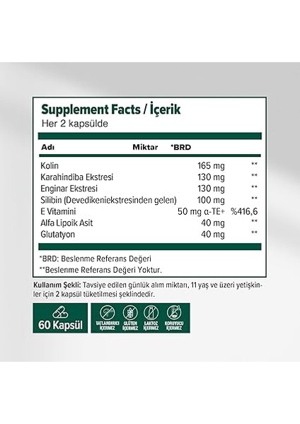 Hepalex 60 Kapsül fiyatları