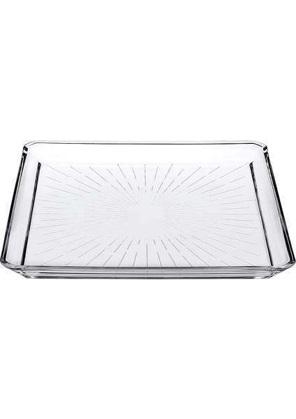 Madlen Servis Tabağı 68683 Madlen Crystal Glass 24X24