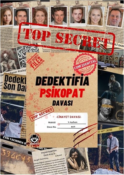 davası, cinayet çözme ve katili bulma oyunu, suçluyu bulma- dedektif oyunu