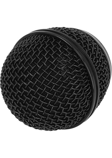 Mikrofon Izgarası Yedek Ağ, Dahili Köpük Ön Cam, Paslanmaz Çelik, SM58S SM58LC BETA58 BETA58A Sa M30 SV100 Ut2 PGX24 Slx4 Için Uygundur ve Çoğu Mikrofon Için Uygulamalıdır (Black)