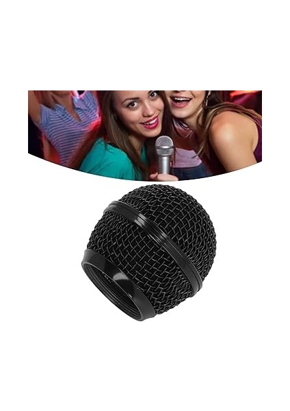 Mikrofon Izgarası Yedek Ağ, Dahili Köpük Ön Cam, Paslanmaz Çelik, SM58S SM58LC BETA58 BETA58A Sa M30 SV100 Ut2 PGX24 Slx4 Için Uygundur ve Çoğu Mikrofon Için Uygulamalıdır (Black) fırsatları