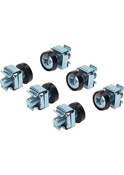 Raf Montaj Seti, 4 x M6 Vida, 4 x Somun, 4 x Plastik Disk