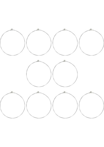 Easiyl 10 Adet E-1. Gitar Için Gitar Telleri Yüksek E-Tel 86,5 cm Akustik Gitar Teli Folk Gitar Teli Paslanmaya Karşı Dayanıklı Paslanmaz Çelik Gitar Telleri Için Yedek