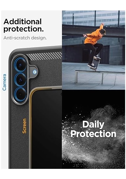 Galaxy A56 Kılıf Rugged Armor Matte Black - ACS09225 indirimleri