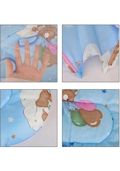 Bebek Cibinlik Sineklik Seti, 92 cm - Mavi modelleri