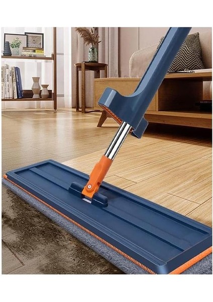 Kendinden Sıkmalı Mop ve Tekerlekli Katlanabilir Kova Seti 1 Adet Yedek Mop Hediyeli Lüks Mop Seti Silikon Kova Temizlik Seti Büro Ofis Ev indirimleri