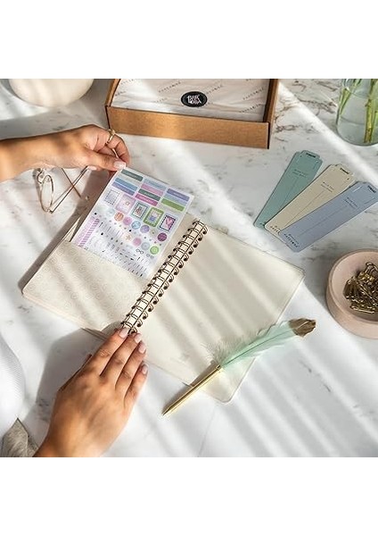 A5 Spiralli Keten Süresiz Planlayıcı Ajanda Yeşil fırsatları