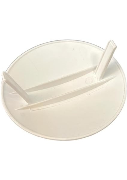 Bombeli Buat Kapak | 9 cm Plastik Lüks Buat Kapağı Beyaz | LBK.0992 Elektrik Tesisat Kapağı fırsatları