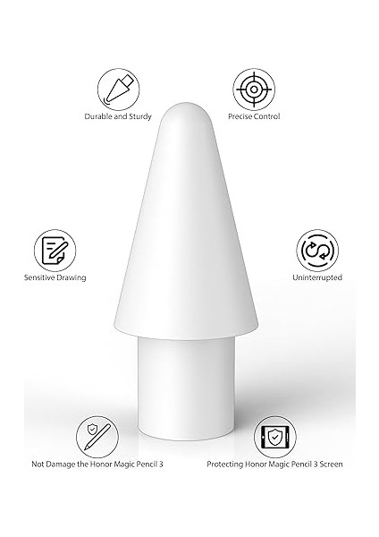 Honor Magic-Pencil 3 Için 4 Adet Yedek Uç, Yüksek Hassasiyetli Yedek Uç, Aşınmaya Dayanıklı Ince Hassas Yedek Uç, Honor Magic Pencil 3 Için Dokunmatik Kalem Ucu indirimleri