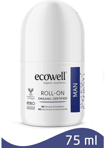 Organik Roll-On Erkek 75 ml fiyatları
