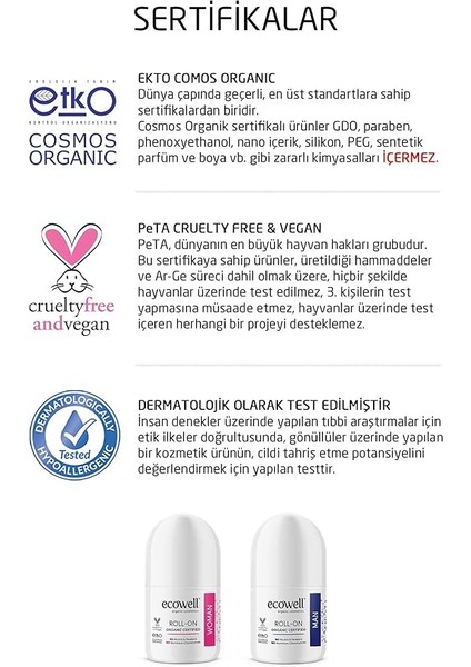 Organik Roll-On Erkek 75 ml fırsatları