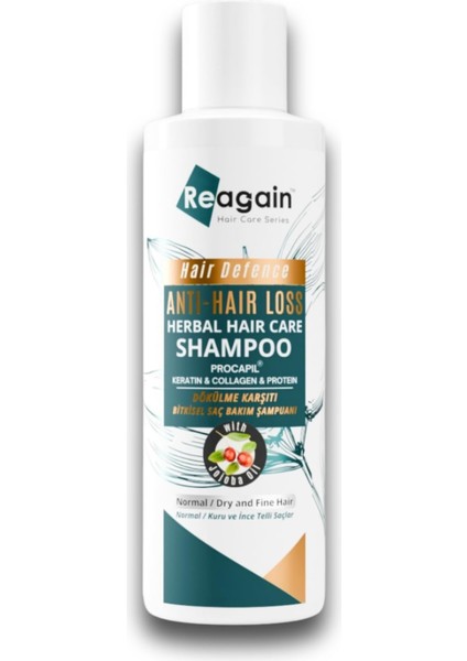 Saç Dökülmesine Karşı Sülfatsız Doğal Saç Bakım Şampuanı - Normal/kuru, Ince Telli Saçlar 250 ml