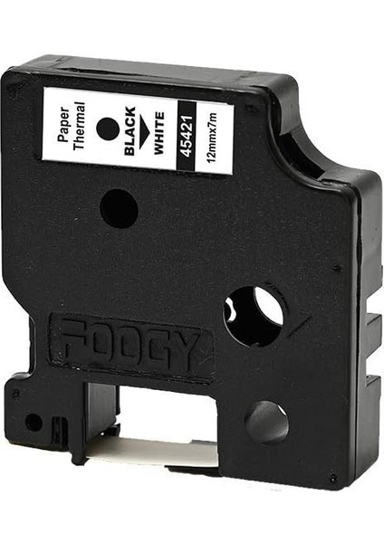 Dymo D1 Serit Etiket Muadili Kağıt Beyaz 12 mm x 7 M