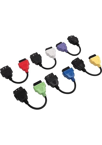 Araçlar Için Multiecuscan Uyumlu Obdıı Soket Kabloları 6 Renk Kablolar Farklı Modüllere Bağlanmak Için fiyatları