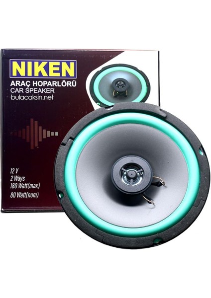 Araç Hoparlörü 16CM 6.5inç 4 Ohm 180 Watt 1 Adet