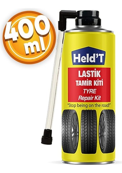 Heldnant Lastik Tamir Köpüğü Spreyi Seti Hızlı Yama Spreyi 400 Ml, BADEM10 indirimleri