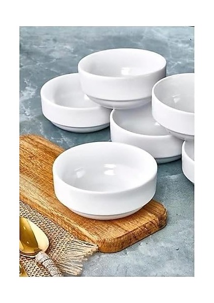 CKR4000 12 cm 6'lı Porselen Joker - Çorba Kasesi